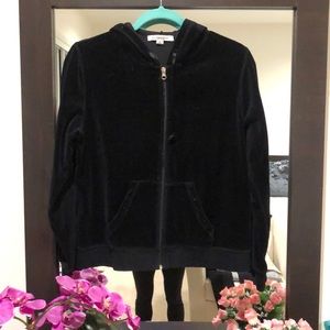 Black Velour Jacket Size Medium